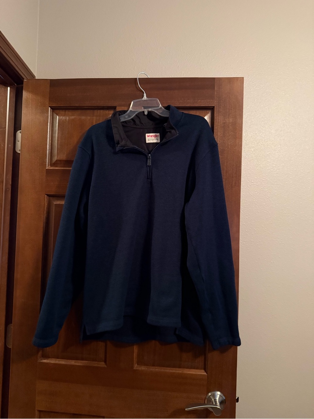 Wrangler Dark Blue Quarter-Zip Pullover